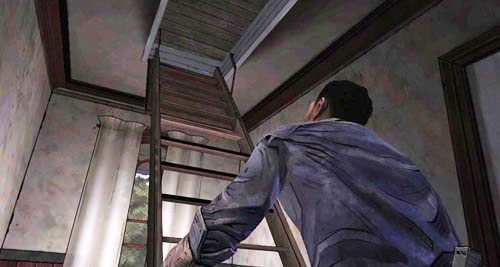 Po chwili jej odpowiedź zostanie przerwana przez wołanie Bena z góry - 1 - Georgias First City - Wewnątrz | Epizod IV - Around Every Corner - The Walking Dead - poradnik do gry