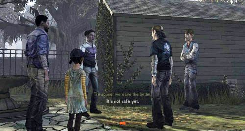 Następnie dobrze się zastanów nad odpowiedzią - 1 - Georgias First City - Wewnątrz | Epizod IV - Around Every Corner - The Walking Dead - poradnik do gry