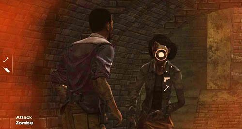 Kiedy tylko się uwolnisz, będziesz musiał rozprawić się z jeszcze jednym zombie - 3 - Support Group | Epizod IV - Around Every Corner | Solucja The Walking Dead - The Walking Dead - poradnik do gry