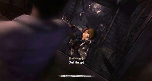 Kiedy Ben skończy mówić, podejmij trudną decyzję (spójrz do poniższej tabeli) - 6 - For Whom The Bell Tolls | Epizod IV - Around Every Corner | The Walking Dead - The Walking Dead - poradnik do gry