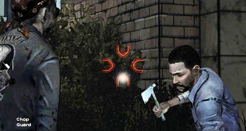 Okaże się, że strażnik to - 5 - Georgias Last City - Przybycie i akumulator | Epizod IV - Around Every Corner - The Walking Dead - poradnik do gry