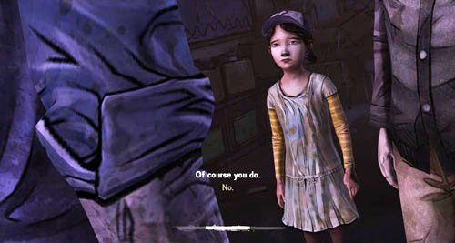 Jeśli zabrałeś Clementine ze sobą, spyta się, czy ona też ma prawo głosu - 5 - Georgias Last City - Medykamenty i opuszczenie szkoły | Epizod IV - Around Every Corner - The Walking Dead - poradnik do gry