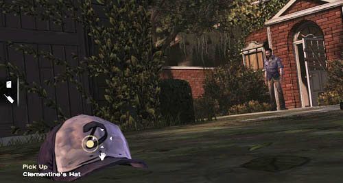 Obejrzyj animację, a kiedy odzyskasz kontrolę nad Lee, podnieś czapkę Clementine (Pick Up: Clementines Hat) - 7 - The Morning After | Epizod IV - Around Every Corner | The Walking Dead - The Walking Dead - poradnik do gry