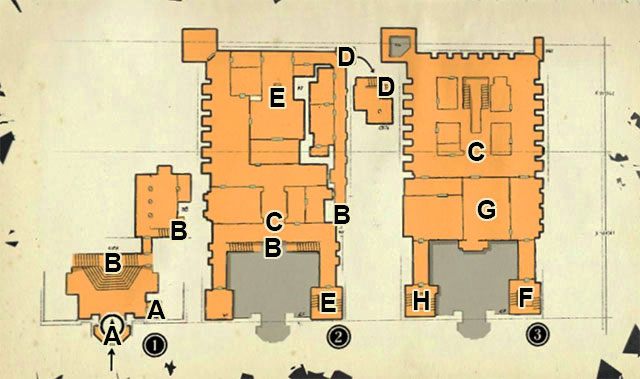 Oznaczenie na mapie - Plan misji | Misja 6 - Return to the Tower | Dishonored - Dishonored - poradnik do gry