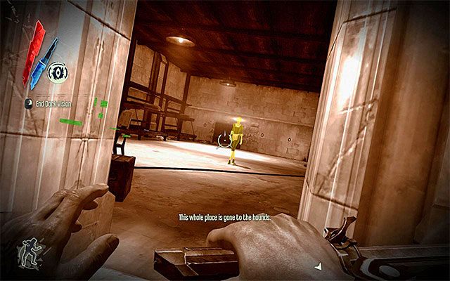 Przystąp do eksploracji tutejszych zabudowań, uważając nie tylko na wartowników, ale również na pokojówkę, przez którą nie możesz zostać zauważony - Zbadanie obszaru wokół wieży Dunwall | Misja 6 - Return to the Tower - Dishonored - poradnik do gry