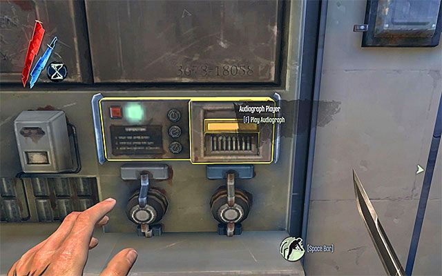 Mając już dziennik audio ponownie wybierz się na trzecie piętro wieży (klatka schodowa w jej południowo-wschodnim narożniku), docierając po raz drugi do lokacji [Stacja nadawcza - Broadcast Control Station] - Wybranie sposobu eliminacji Lorda Regenta | Misja 6 - Return to the Tower - Dishonored - poradnik do gry