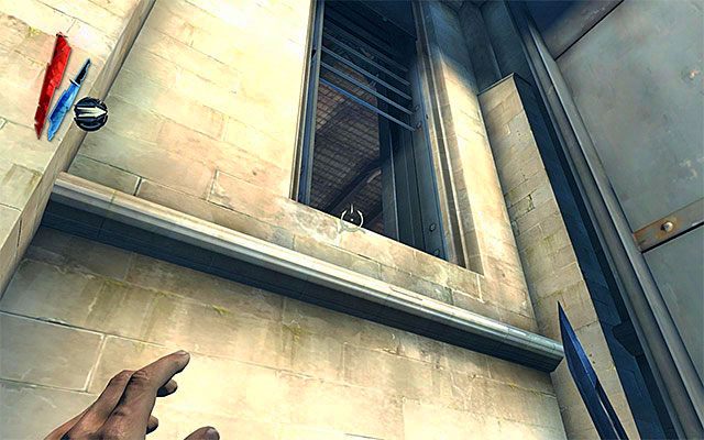 Ostatni trzeci wariant zakłada zbadanie obszaru na prawo od głównego pomieszczenia - Eksploracja dachu wieży Dunwall | Misja 6 - Return to the Tower | Dishonored - Dishonored - poradnik do gry