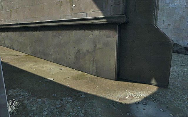 Po tym jak Emily rozpocznie odliczanie wciśnij klawisz C, aktywując w ten sposób tryb skradania się - Spotkanie z cesarzową | Prolog - Returning Home - Dishonored - poradnik do gry