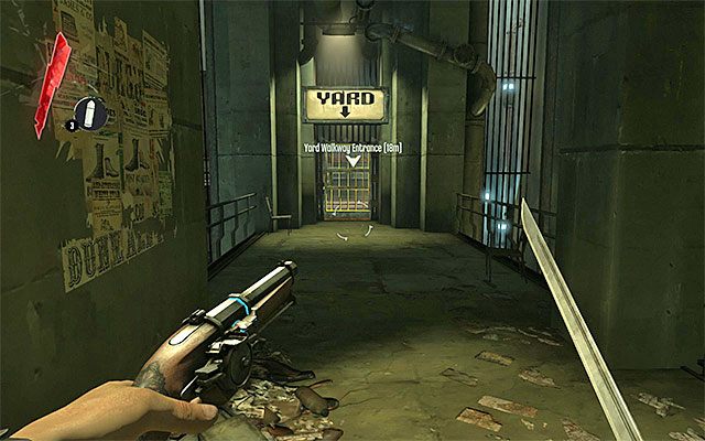 Otwórz drzwi, rozejrzyj się złotem i ostrożnie zbliż się do wartownika - Odnalezienie ładunku wybuchowego | Misja 1 - Dishonored - Dishonored - poradnik do gry
