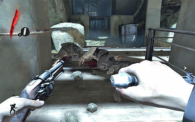 Wznów eksplorację kanałów, rozglądając się po drodze za żywnością - Ucieczka z więzienia Coolridge - odnalezienie skrzynki z zapasami | Misja 1 - Dishonored - Dishonored - poradnik do gry