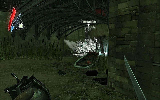 W trakcie eksploracji terenów przylegających do rafinerii musisz bardzo uważać na rzeczne potwory (river krusts), tym bardziej że wiele z nich można początkowo nie zauważyć - Zbadanie okolic rafinerii Greaves | Misja 7 - The Flooded District | Dishonored - Dishonored - poradnik do gry