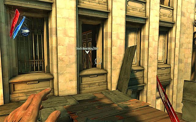 Jeżeli nie chcesz zajmować się likwidowaniem zabójców, to musisz wspomóc się posiadanymi mocami - Przedostanie się do wnętrza bazy Dauda | Misja 7 - The Flooded District - Dishonored - poradnik do gry