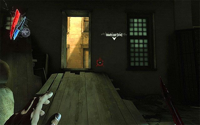 Niezależnie od tego czy zająłeś się wspomnianymi wyżej zabójcami czy też nie, musisz dotrzeć do pokazanego na powyższym screenie przejścia - Dotarcie do komnaty Dauda | Misja 7 - The Flooded District | Dishonored - Dishonored - poradnik do gry