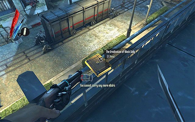 Już po ominięciu pierwszej ściany światła trafisz na niewielki plac - Przedostanie się przez pierwszą ścianę światła | Misja 2 - High Overseer Campbell - Dishonored - poradnik do gry