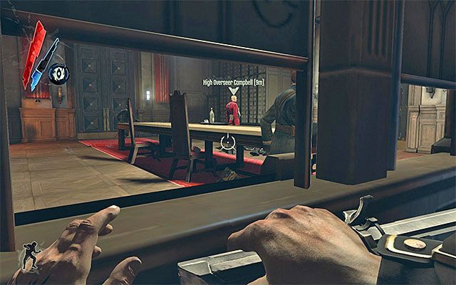 Wariant 1) Możesz przede wszystkim pozwolić na to żeby Nadzorca Campbell otruł kapitana Curnowa - Wybranie sposobu eliminacji Nadzorcy Campbella | Misja 2 - High Overseer Campbell - Dishonored - poradnik do gry