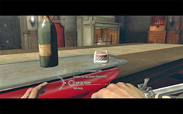 Wariant 4) Najlepsze w mojej ocenie rozwiązanie zakłada nakłonienie obu uczestników spotkania do opuszczenia tego pomieszczenia - Wybranie sposobu eliminacji Nadzorcy Campbella | Misja 2 - High Overseer Campbell - Dishonored - poradnik do gry