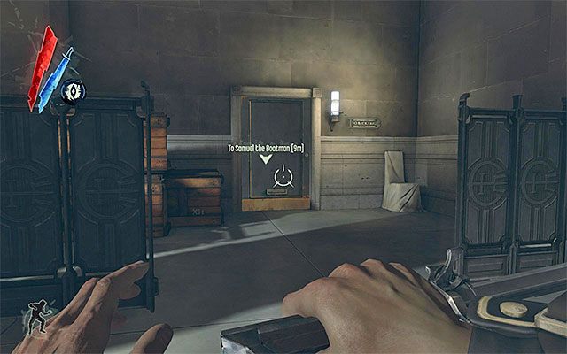 Do podwórza możesz przedostać się na dwa zasadnicze sposoby - Dotarcie do podwórza | Misja 2 - High Overseer Campbell | Dishonored - Dishonored - poradnik do gry