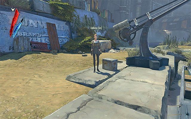 Jeżeli w poprzedniej misji zdołałeś uchronić kapitana Curnowa przed śmiercią, to tuż po opuszczeniu pokładu łodzi porozmawiaj ze stojącą po prawej stronie Callistą - Spotkanie z lojalistami | The Hound Pits Pub #3 | Dishonored - Dishonored - poradnik do gry