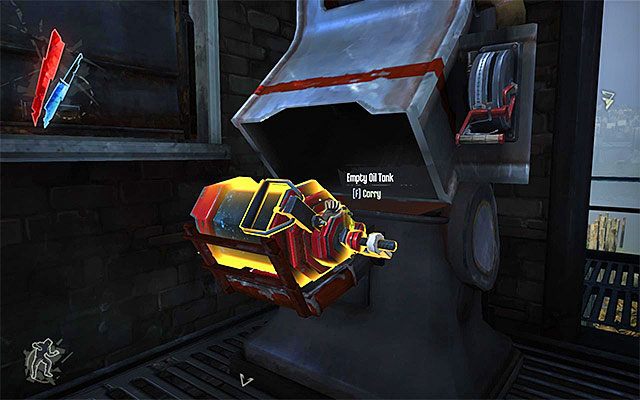 To bardzo prosta zagadka, która jednak składa się z kilku kroków - Uaktywnienie pylonu na dachu warsztatu | Misja 8 - The Loyalists | Dishonored - Dishonored - poradnik do gry