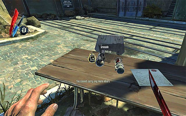 Dobrze byłoby poświęcić teraz kilka chwil na to żeby na spokojnie rozejrzeć się wokół pubu - Zbadanie okolic pubu | Misja 8 - The Loyalists | Dishonored - Dishonored - poradnik do gry