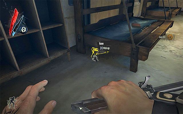 RUNA 1/4 - Runa znajduje się w zabudowaniach sąsiadujących z wieżą Dunwall (na prawo od głównego wejścia do wieży) - Runy - Misje 4-9 | Sekrety | Dishonored - Dishonored - poradnik do gry