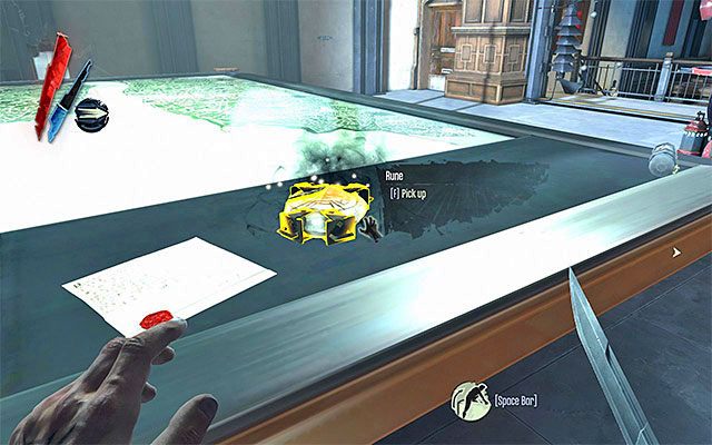 RUNA 4/4 - Runa znajduje się w bezpiecznym pomieszczeniu Lorda Regenta na dachu wieży Dunwall - Runy - Misje 4-9 | Sekrety | Dishonored - Dishonored - poradnik do gry