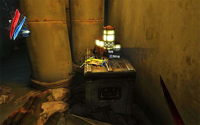 RUNA 5/5 - Runa znajduje się w obozowisku ocalałych (lub płaczących) zlokalizowanym w drugiej części kanałów - Runy - Misje 4-9 | Sekrety | Dishonored - Dishonored - poradnik do gry