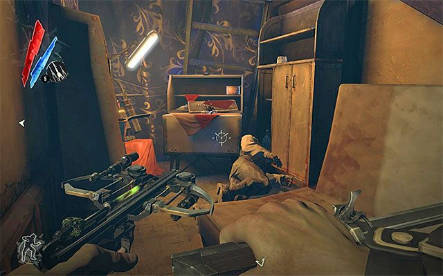 AMULET 2/5 - Amulet znajduje się w łazience budynku sąsiadującego z destylarnią i bulwarem Clavering (wnętrze tego budynku jest patrolowane przez jednego z zabójców, a w samej łazience jest płaczący) - Kościane amulety - Misje 2-4 | Sekrety | Dishonored - Dishonored - poradnik do gry