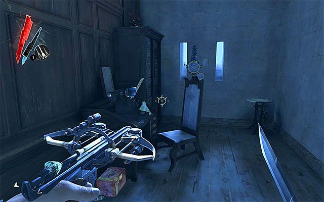 AMULET 2/2 - Amulet znajduje się w tajnym pomieszczeniu na drugim piętrze wieży Dunwall - Kościane amulety - Misje 5-7 | Sekrety | Dishonored - Dishonored - poradnik do gry