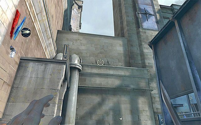 Gwoli przypomnienia, bulwar Clavering to plac łączący obie ściany światła (pierwszą obecnie nieaktywną i drugą, która w dalszym ciągu normalnie funkcjonuje) - Dotarcie do bulwaru Clavering | Misja 3 - House of Pleasure | Dishonored - Dishonored - poradnik do gry