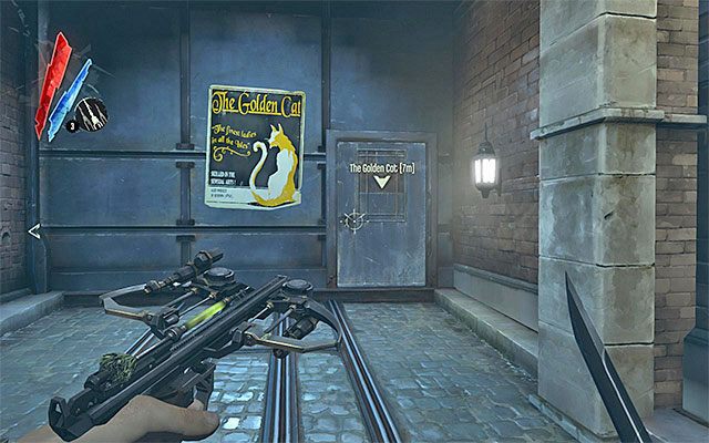 Do sąsiedniej lokacji, w której znajduje się klub Złoty Kot, możesz przedostać się na dwa zasadnicze sposoby - Ominięcie drugiej wieży strażniczej | Misja 3 - House of Pleasure | Dishonored - Dishonored - poradnik do gry