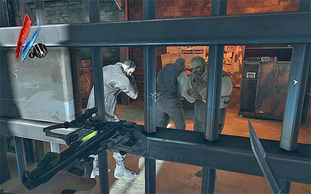 Ponownie wejdź do destylarni i wznów jej eksplorację - Spotkanie się z liderem gangu Bottle Street | Misja 3 - House of Pleasure - Dishonored - poradnik do gry