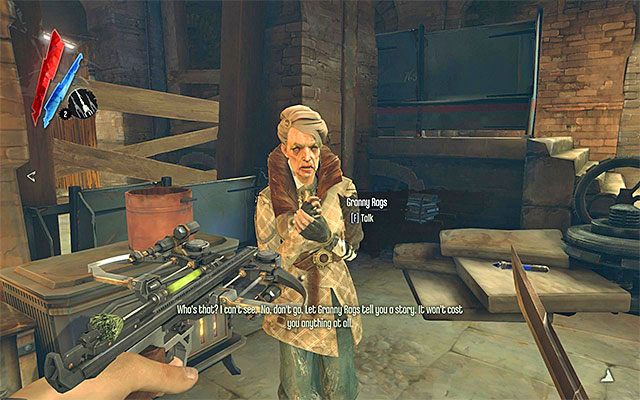 Z klubu Złoty Kot mógłbyś oczywiście wydostać się wybierając tę samą drogę, którą tu przyszedłeś, ale o wiele lepiej jest skorzystać z przejścia dla VIP-ów, czyli tego, do którego doprowadziła Cię Emily - Zbadanie apartamentu handlarza sztuką | Misja 3 - House of Pleasure | Dishonored - Dishonored - poradnik do gry