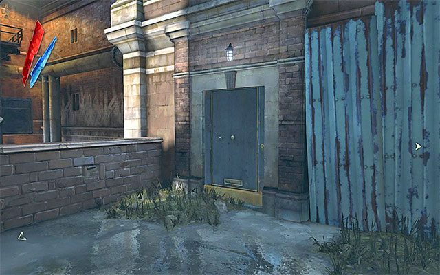 Inne rozwiązanie zakłada skierowanie się na tyły budynku - Zbadanie apartamentu handlarza sztuką | Misja 3 - House of Pleasure | Dishonored - Dishonored - poradnik do gry