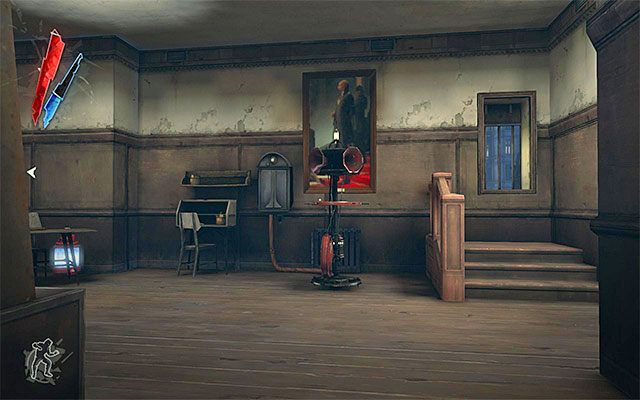 Po odblokowaniu sobie wejścia do posterunku strażników postaraj się ich po cichu zlikwidować, nie doprowadzając do wszczęcia alarmu i nie pozwalając gościom przyjęcia na zorientowanie się w sytuacji - Zbadanie ogrodu posiadłości Boyleów | Misja 5 - Lady Boyles Last Party - Dishonored - poradnik do gry