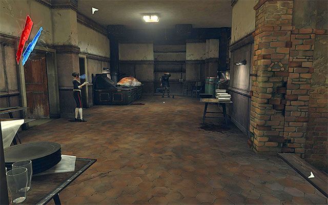 Niezależnie od tego w jaki sposób wyeliminowałeś właściwą Lady Boyle (zamordowanie jej przy wszystkich, zabicie lub ogłuszenie jej po dotarciu w ustronne miejsce) musisz powrócić w okolice miejsca startu - Spotkanie się z Samuelem przy jego łodzi | Misja 5 - Lady Boyles Last Party - Dishonored - poradnik do gry