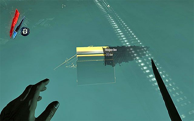 Na najniższy poziom rafinerii możesz dotrzeć opuszczając się na łańcuchu lub wybierając schody - Dotarcie do miejsca składowania sprzętu Corvo | Misja 7 - The Flooded District - Dishonored - poradnik do gry