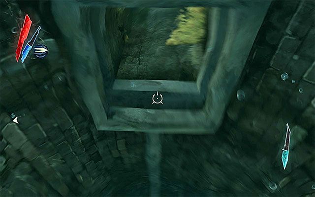 Przed Tobą dłuższa podwodna przeprawa, tak więc nigdzie się niepotrzebnie nie zatrzymuj - Eksploracja pierwszej części kanałów | Misja 7 - The Flooded District - Dishonored - poradnik do gry