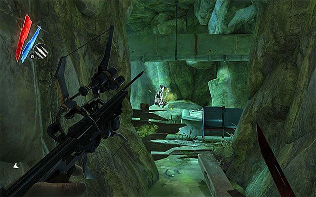 Kontynuuj przeprawę przez kanały, podążając liniową ścieżką - Eksploracja drugiej części kanałów | Misja 7 - The Flooded District | Dishonored - Dishonored - poradnik do gry