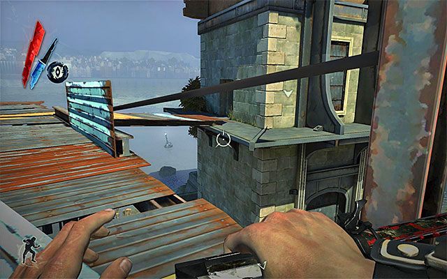 Cel Twojej podróży to wieża, którą do niedawna zamieszkiwała Emily - Dotarcie do miejsca użycia wyrzutni flar | Misja 8 - The Loyalists | Dishonored - Dishonored - poradnik do gry