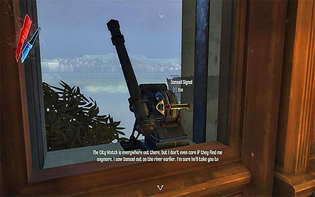 Rozejrzyj się po pomieszczeniu Emily, odnajdując klucz do wieży (Emilys tower key), list do Callisty (Letter to Callista), eliksir zdrowia Sokolova i duchowe remedium Piero - Dotarcie do miejsca użycia wyrzutni flar | Misja 8 - The Loyalists | Dishonored - Dishonored - poradnik do gry