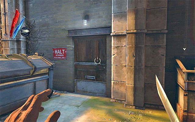 Jeżeli zdołałeś wyeliminować wszystkich okolicznych strażników, to warto rozejrzeć się za złotem i amunicją do pistoletu - Ominięcie pierwszego posterunku | Misja 4 - The Royal Physician | Dishonored - Dishonored - poradnik do gry