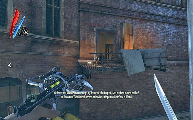 Podejdź do śluzy i rozejrzyj się za złotem oraz żywnością - Ominięcie drugiego posterunku | Misja 4 - The Royal Physician | Dishonored - Dishonored - poradnik do gry