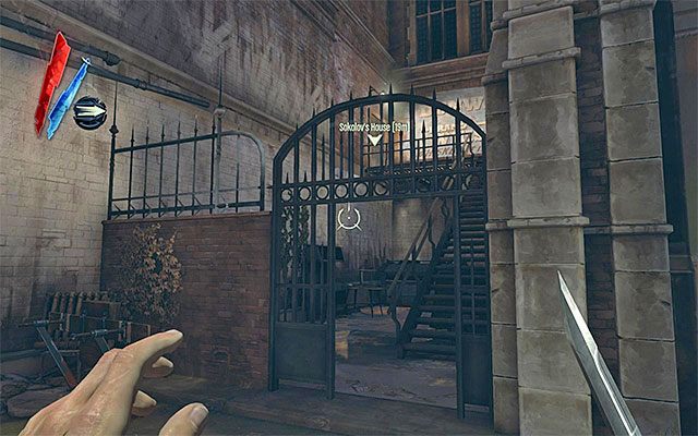 Korzystając z okazji dobrze byłoby zbadać stróżówkę znajdującą się po tej stronie rzeki (o ile wcześniej tego nie zrobiłeś), odnajdując w niej amunicję, eliksir zdrowia Sokolova i klucz do molo (pier door key) - Ominięcie trzeciego posterunku | Misja 4 - The Royal Physician | Dishonored - Dishonored - poradnik do gry