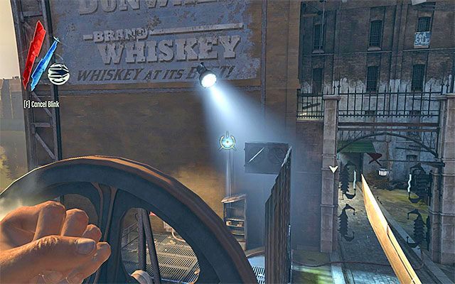 Do obiektów sterujących pracą ściany światła możesz przedostać się na dwa zasadnicze sposoby - Ominięcie trzeciego posterunku | Misja 4 - The Royal Physician | Dishonored - Dishonored - poradnik do gry