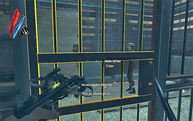 Zanim zajmiesz się przeniesieniem ciała nieprzytomnego Sokolova dobrze byłoby wykonać kilka opcjonalnych czynności - Porwanie Sokolova | Misja 4 - The Royal Physician | Dishonored - Dishonored - poradnik do gry