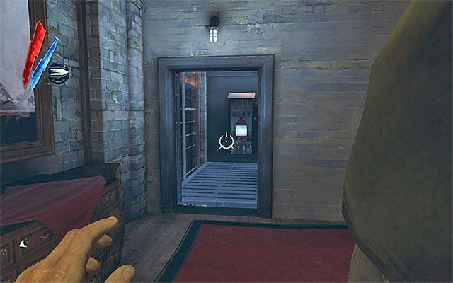 Jeżeli nie dysponujesz dostatecznie rozwiniętą mocą teleportacji, to polecam powrócić z Sokolovem na drugie piętro budynku - Porwanie Sokolova | Misja 4 - The Royal Physician | Dishonored - Dishonored - poradnik do gry