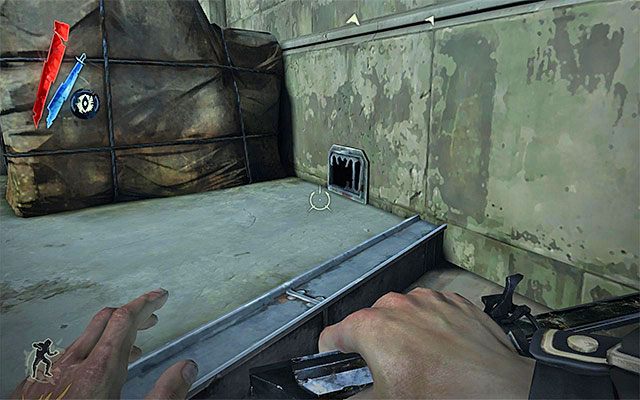 Warianty 1 i 2 mają jedną wspólną cechę, gdyż w obu przypadkach od przedostania się do wnętrza fortu oddzielają Cię aktywne ściany światła - Przedostanie się do fortu | Misja 9 - The Light at the End | Dishonored - Dishonored - poradnik do gry