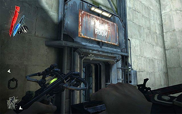 Ostatni trzeci wariant zakłada skorzystanie z systemu tuneli ściekowych i jest on dostępny niezależnie od tego na jakim poziomie znajduje się współczynnik chaosu - Przedostanie się do stróżówki | Misja 9 - The Light at the End | Dishonored - Dishonored - poradnik do gry