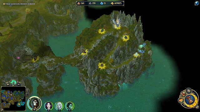 Pokonując krętą ścieżkę i stacjonujących na niej przeciwników (jednostki Kappa, Feniksy, Żarłacze i Żywiołaki Ziemi), dotrzemy do wejścia do podziemi (M1/11) - Kostur Zaświatów (4,4) | 1 - Upadek Domu Byka (zadania główne) - Heroes VI - Danse Macabre - poradnik do gry